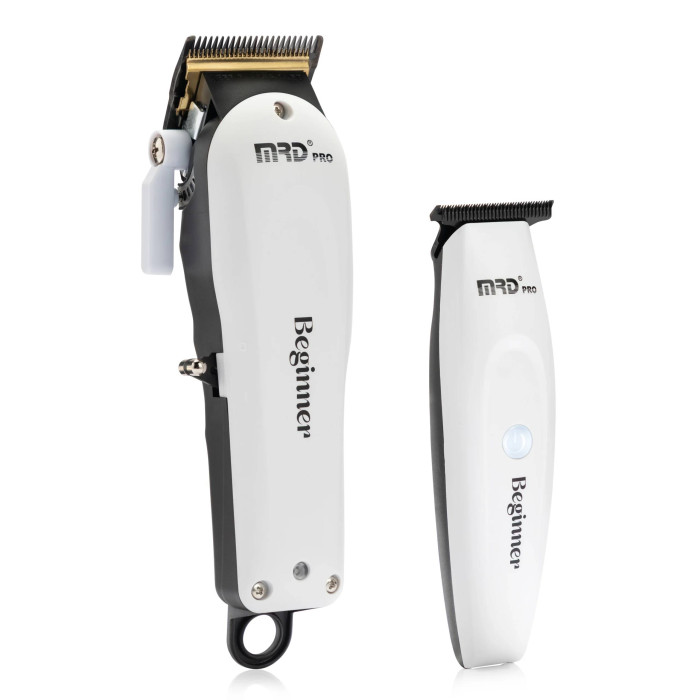 Професійний набір машинка та тример MRD PRO Beginner White HC-3969-2-W