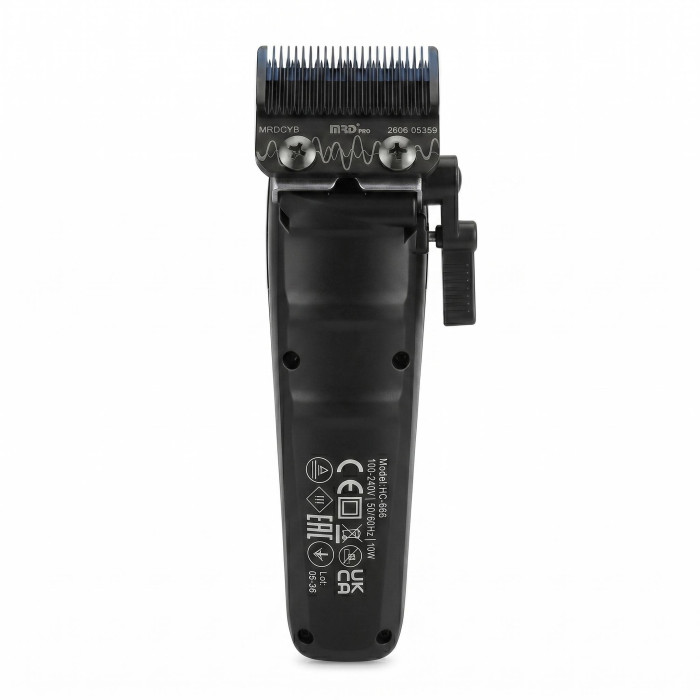 Професійна машинка для стрижки MRD PRO Cyborg Track GTR чорна HC-666CT-B