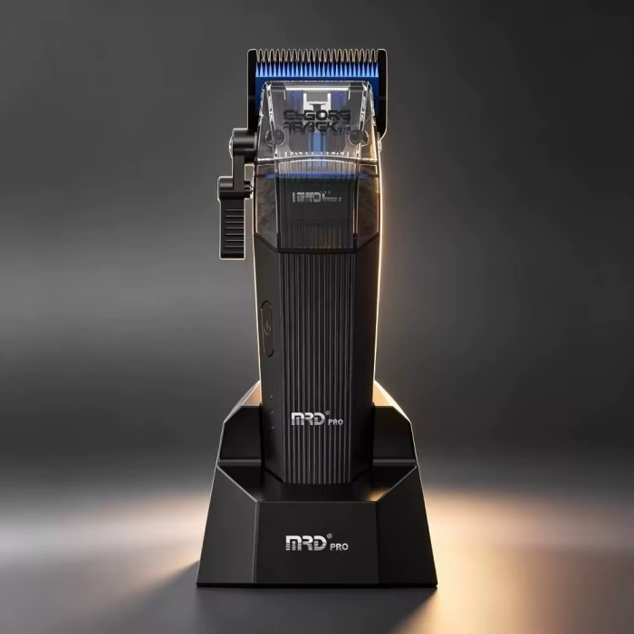 Професійна машинка для стрижки MRD PRO Cyborg Track GTR чорна HC-666CT-B