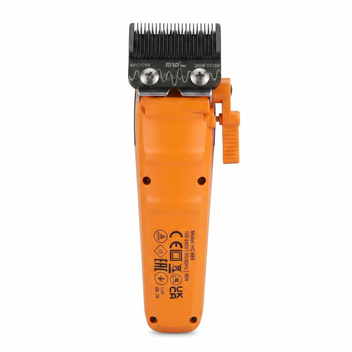 Професійна машинка для стрижки MRD PRO Cyborg Track GTR orange HC-666CT-HO