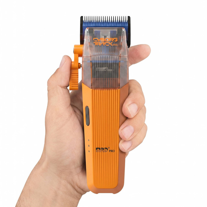Професійна машинка для стрижки MRD PRO Cyborg Track GTR orange HC-666CT-HO