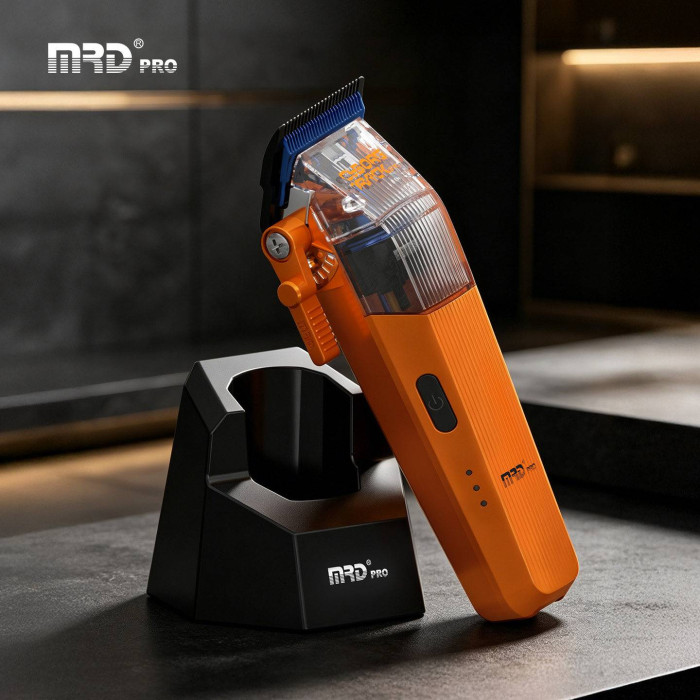 Професійна машинка для стрижки MRD PRO Cyborg Track GTR orange HC-666CT-HO