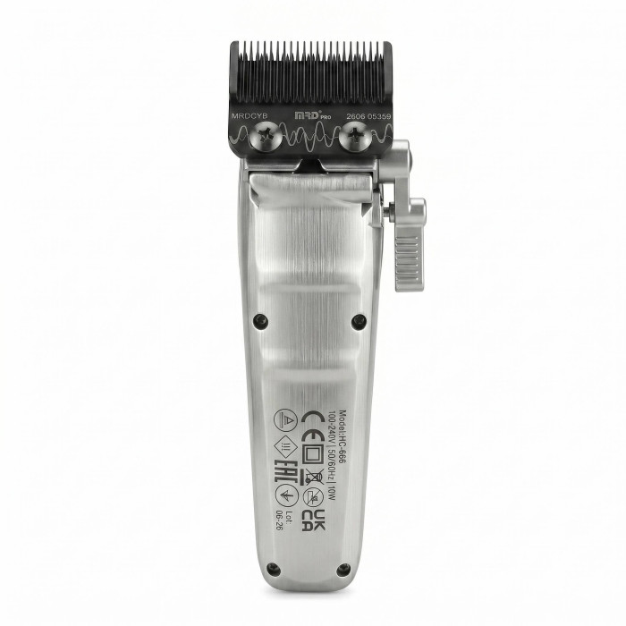 Професійна машинка для стрижки MRD PRO Cyborg Track GTR grey HC-666CT-S