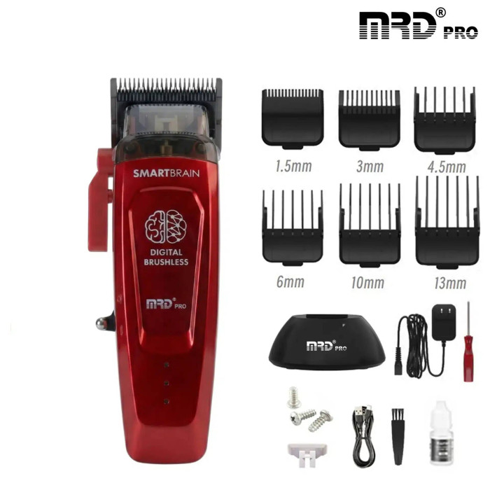 Професійна машинка для стрижки MRD PRO Smartbrain 2.0 Red HC-90-4R