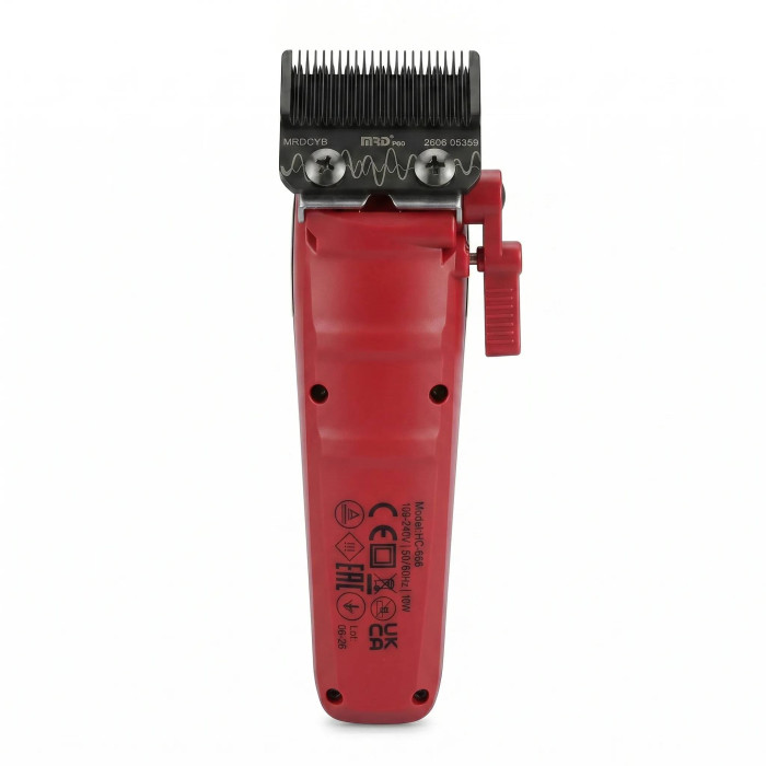 Професійна машинка для стрижки MRD PRO Cyborg Track GTR red HC-666CT-R