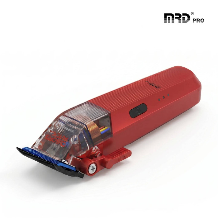 Професійна машинка для стрижки MRD PRO Cyborg Track GTR red HC-666CT-R