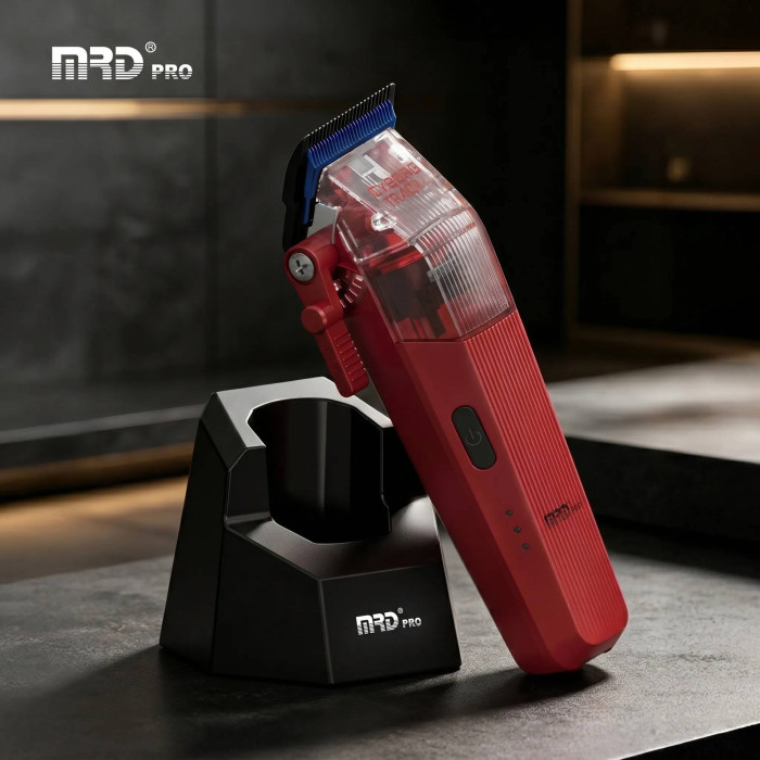 Професійна машинка для стрижки MRD PRO Cyborg Track GTR red HC-666CT-R